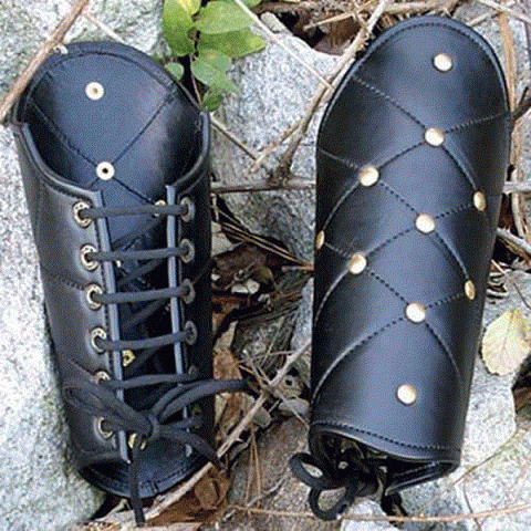 LEATHER VAMBRACES